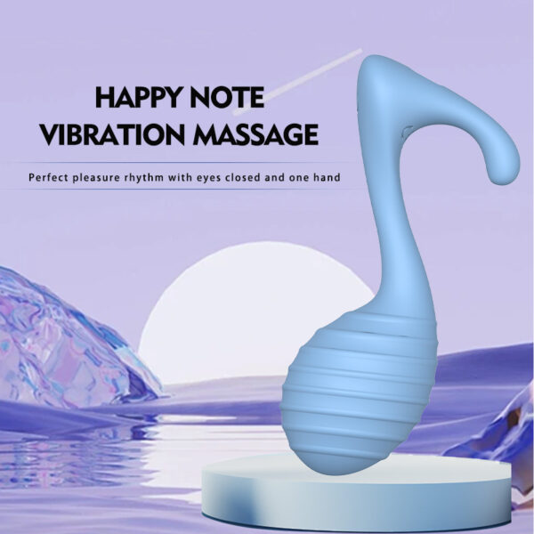 Fully-Encapsulated Liquid Silicone Vibrator, 9 Modes, USB Magnetic Charging, App Control – KV-C006 - Image 2