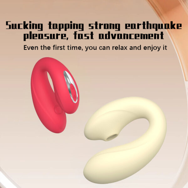 Vibrator with Vibration & Suction Patting, 10+10 Modes, USB Magnetic Charging – KV-B004 - Image 3