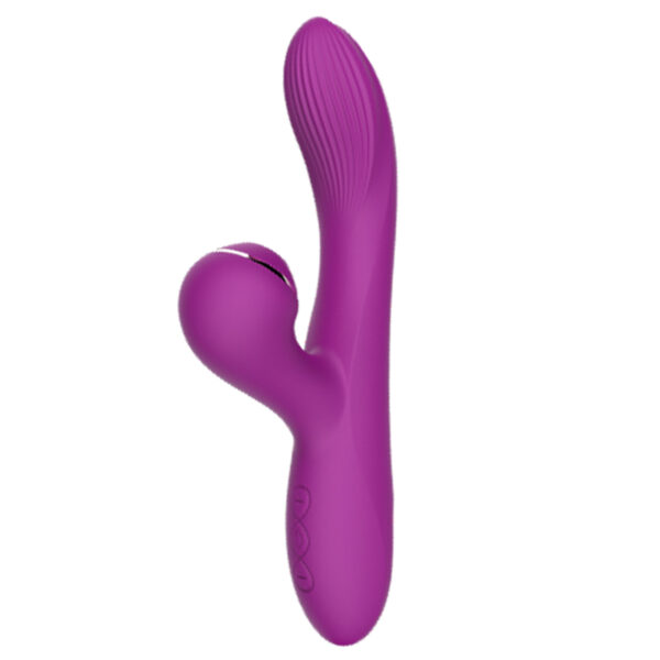 Dual-Mode Vibrator, 10 Vibration + 10 Stroking, 42°C Heating, USB Magnetic Charging – KV-A004 - Image 7