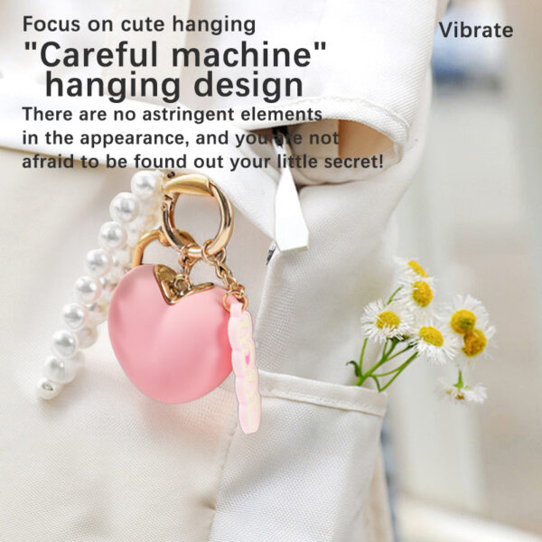 APP-Controlled Wearable Heart Vibrator, 10 Vibration Modes, Food?Grade Silicone, IPX6 Waterproof, Pin?Hole Charging — KV-C011 - Image 2