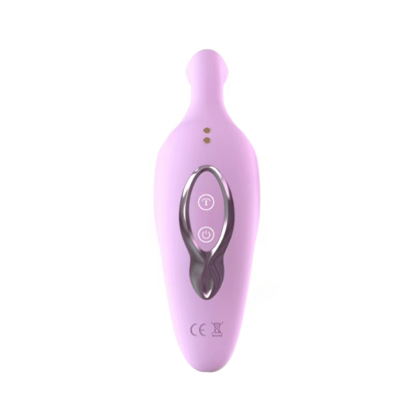 Dual-Action Sucking & Vibration Stimulator, 10 Sucking + 10 Tapping + 10 Vibration Modes, Food?Grade Silicone, IPX7 Waterproof — KV-B003 - Image 6