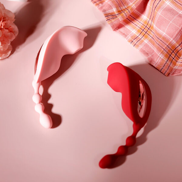APP-Controlled Wearable Suction Vibrator with 10 Vibration + 10 Suction Modes, Food?Grade Silicone, Magnetic Charging — KV-C009