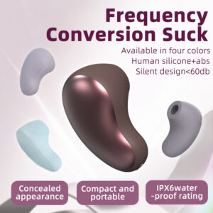 Compact Frequency Conversion Sucking Stimulator, 10 Suction Modes, Food-Grade Silicone, IPX6 Waterproof, Magnetic Charging — KV-B011